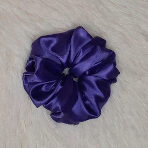 Silk Satin Scrunchies - Purple_ Women_s Fashion_ Wa